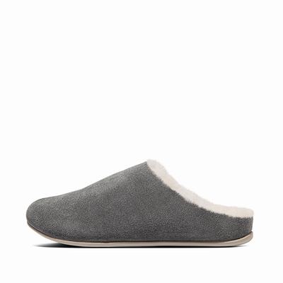 Fitflop Chrissie Shearling Pantoffels Dames Grijs Nederland-40958
